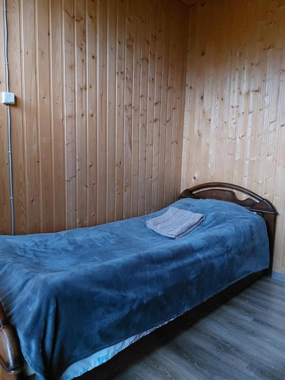 Postel nebo postele na pokoji v ubytování Mountain House in Juta