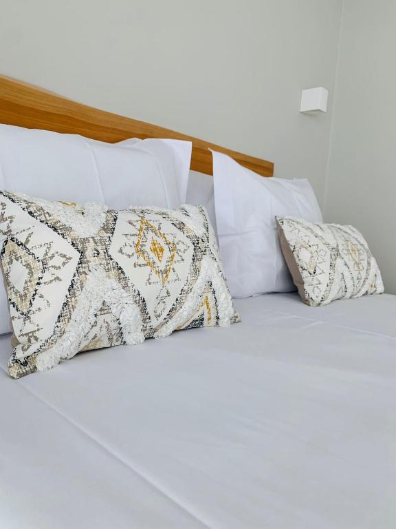Postel nebo postele na pokoji v ubytování Casa dos Reis