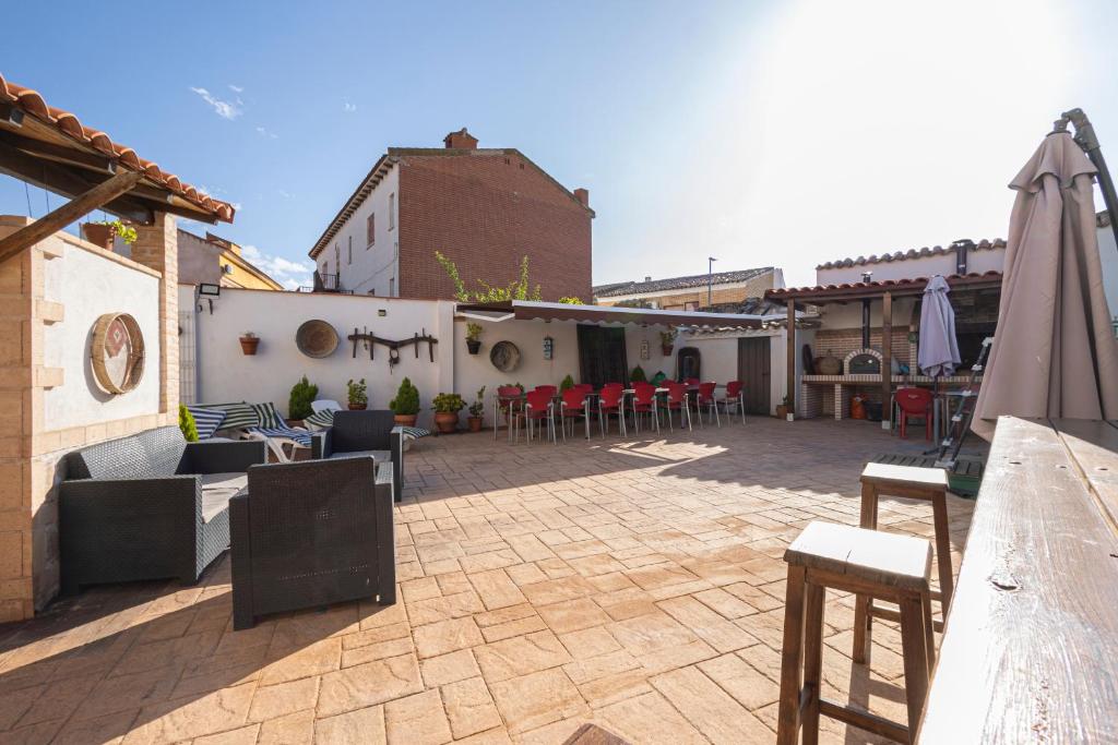 Restaurace v ubytování Casa El tio Daniel,,,,,,ahora con SPA
