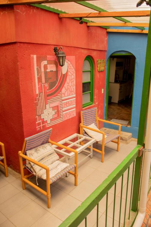 Posezení v ubytování Anata Hostal