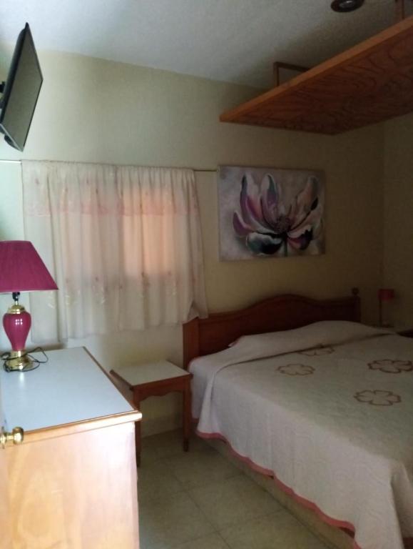 Postel nebo postele na pokoji v ubytování HOTEL TIBERIADES