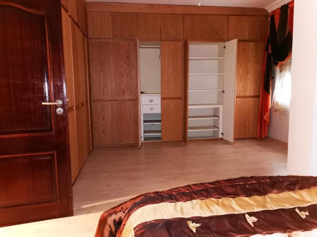 Postel nebo postele na pokoji v ubytování Apartment familial Tanger