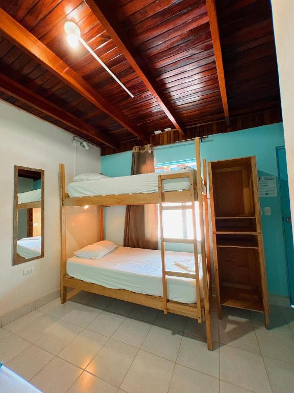 Postel nebo postele na pokoji v ubytování Hostel Samara
