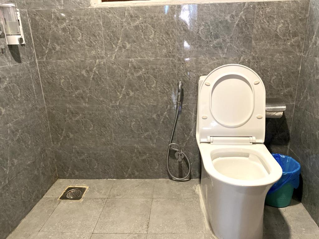 Koupelna v ubytování Hotel Pala