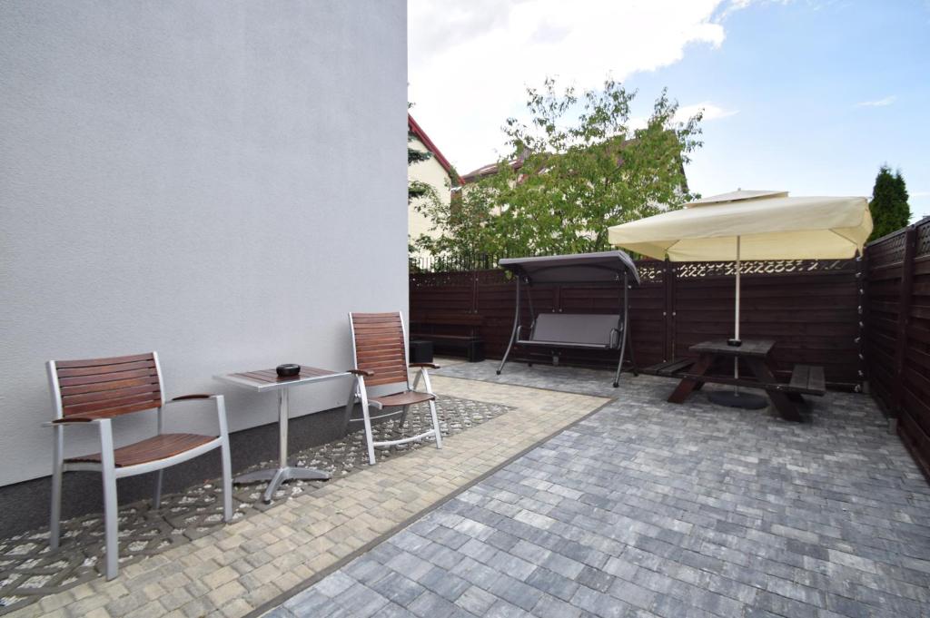 Patio nebo venkovní prostory v ubytování Villa Jodłowa 6