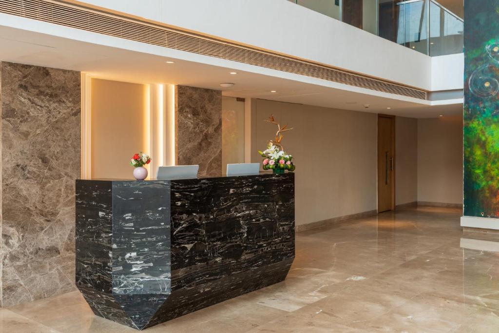 Vstupní hala nebo recepce v ubytování De Mandarin Hotel Goa