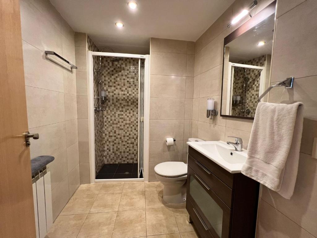 Koupelna v ubytování Apartamentos Raíces