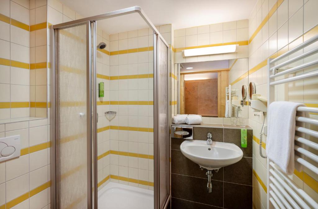 Koupelna v ubytování JUFA Hotel Deutschlandsberg