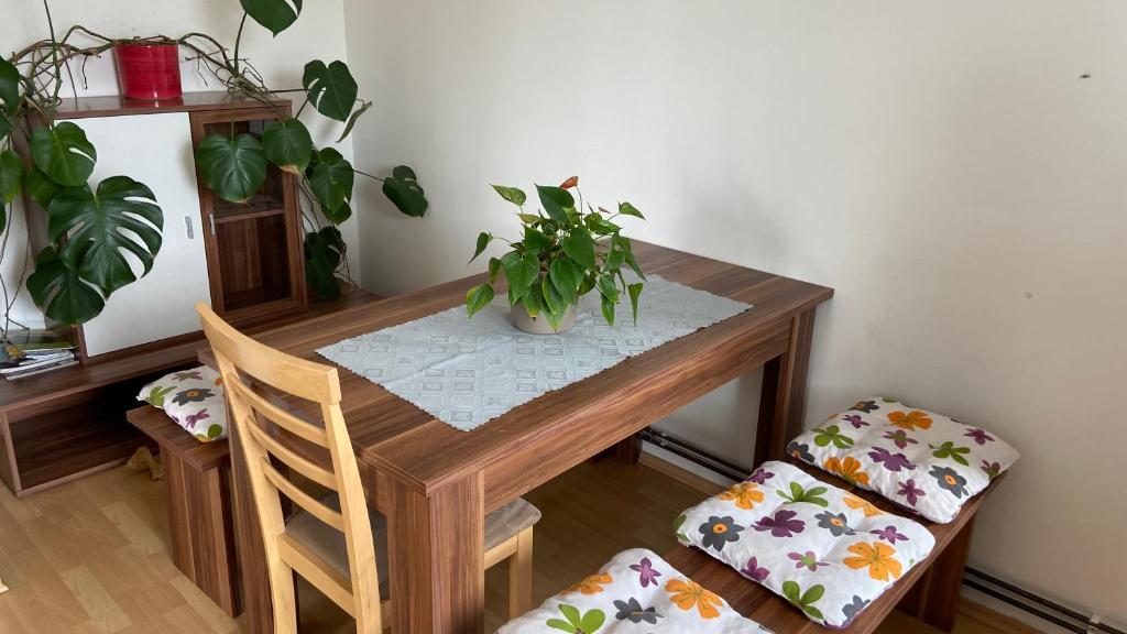 Postel nebo postele na pokoji v ubytování Penzion Bamako