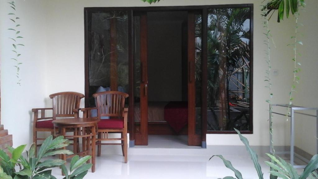 Balkón nebo terasa v ubytování Krisna House