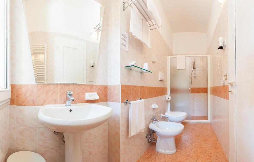 Koupelna v ubytování B&B Isabella