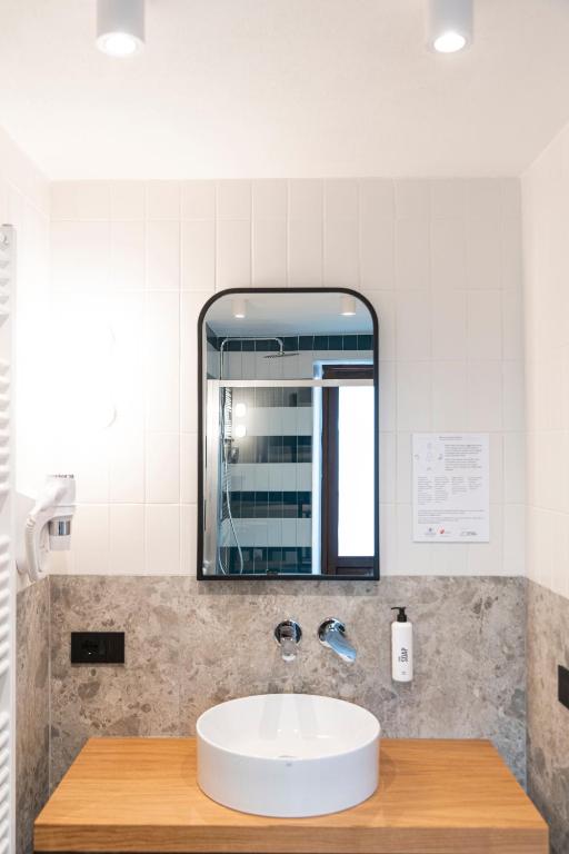 Koupelna v ubytování Hotel SALEI