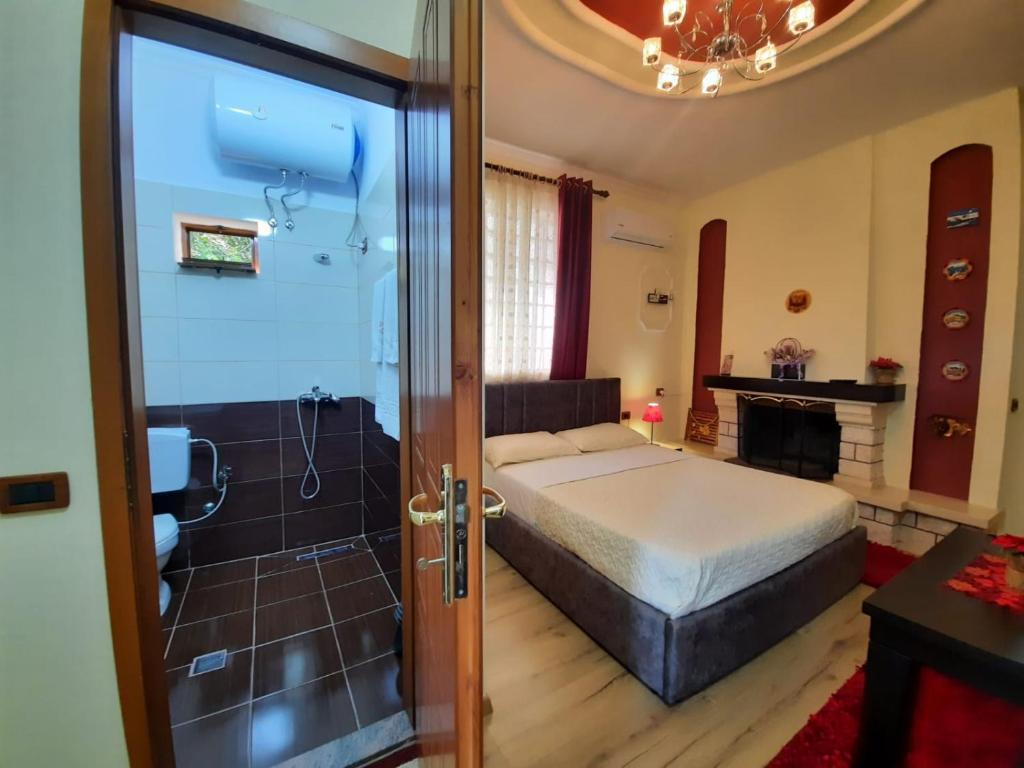 Postel nebo postele na pokoji v ubytování VILLA 53