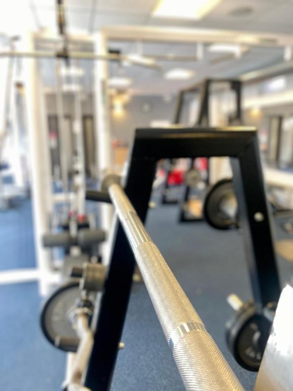 Fitness centrum a/nebo fitness zařízení v ubytování Penzion Acrobat Park