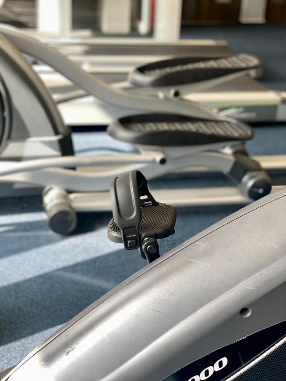 Fitness centrum a/nebo fitness zařízení v ubytování Penzion Acrobat Park