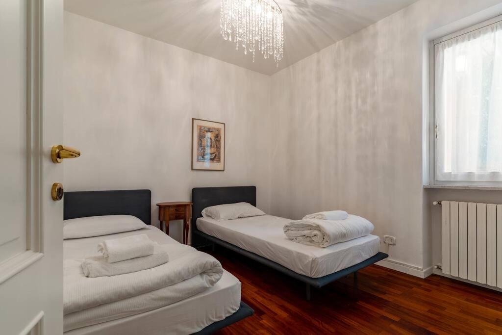 A bed or beds in a room at Casa Belvedere