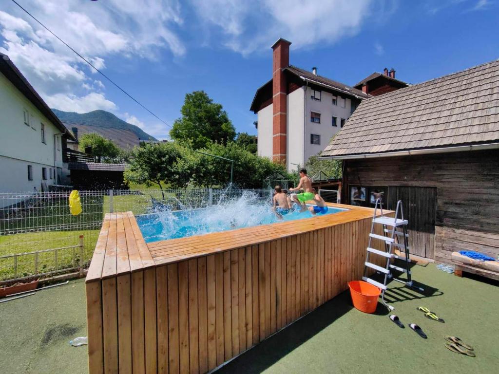 Bazén v ubytování BikeSki family hotel, b&b, apartaments, rooms nebo v jeho okolí
