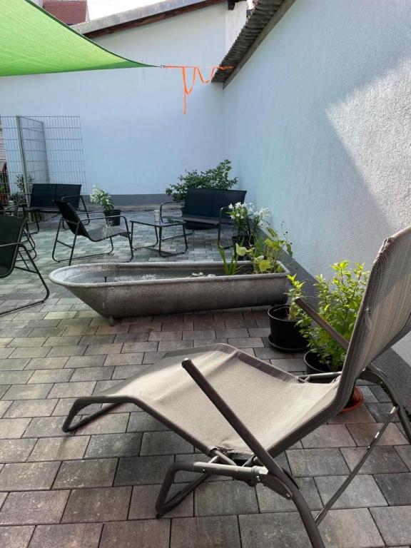 Balkón nebo terasa v ubytování Haus Gaui