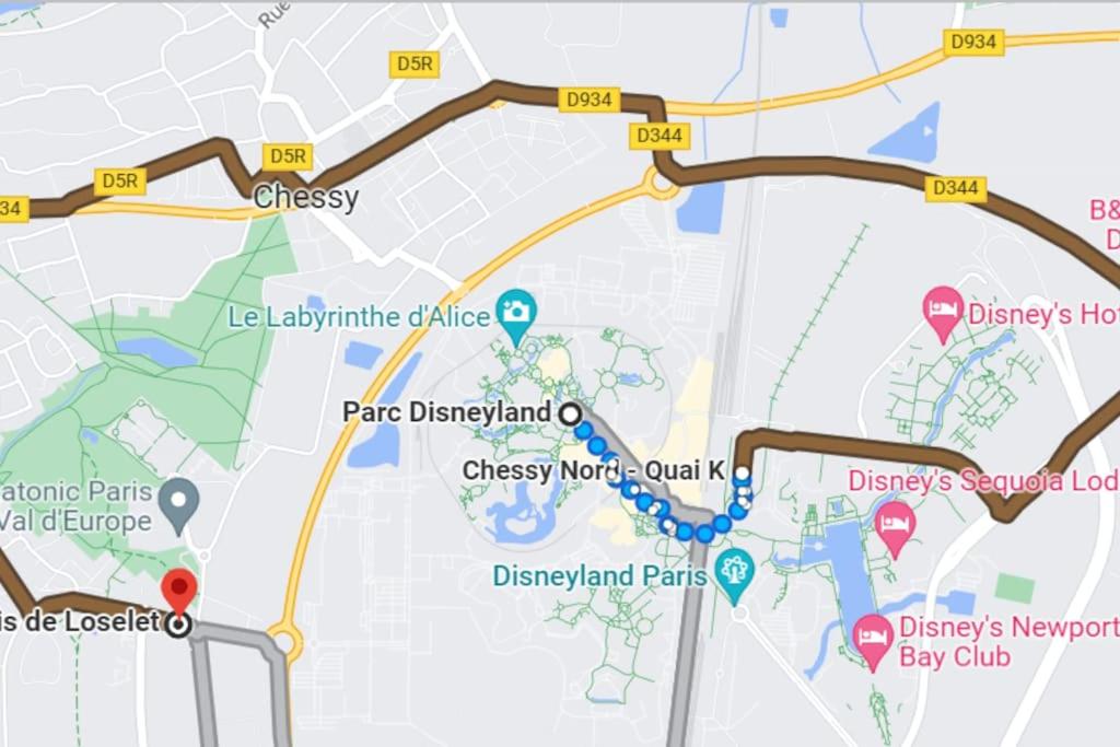 a map of the proposed changes to the proposed changes to the city of dallas at Disneyland Paris Appartement in Montévrain