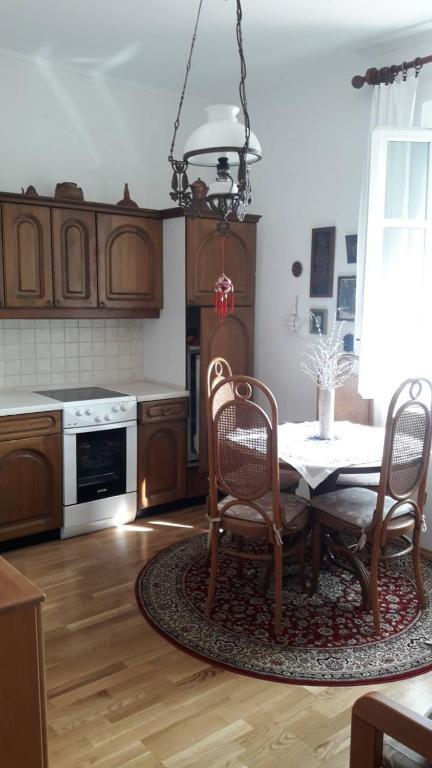 A kitchen or kitchenette at Obala Portoroz