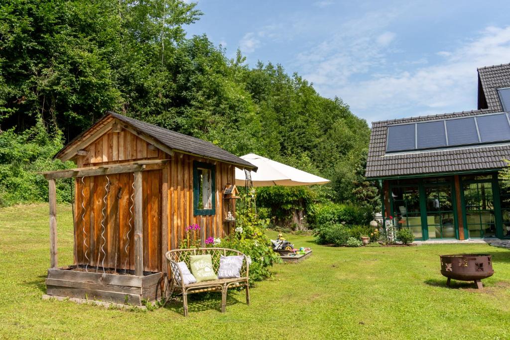 Aed väljaspool majutusasutust NaturparkResort Zu Hause