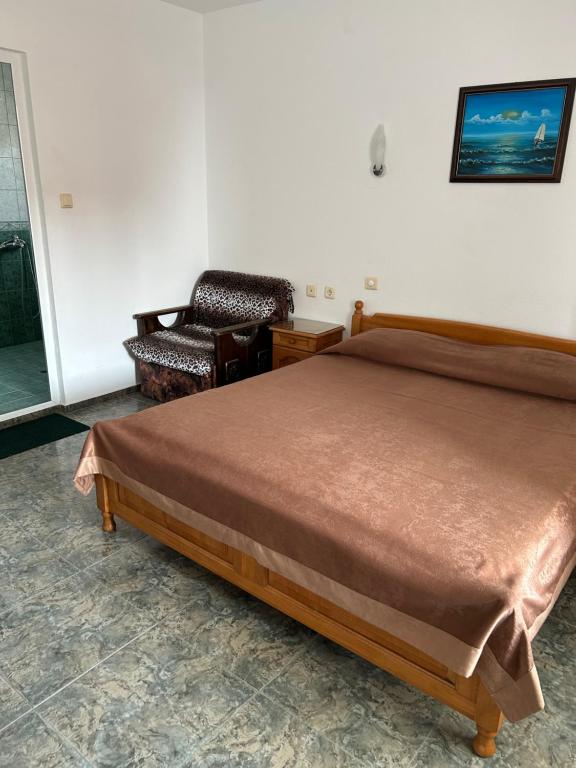 Postel nebo postele na pokoji v ubytování КЪЩА"Перла"