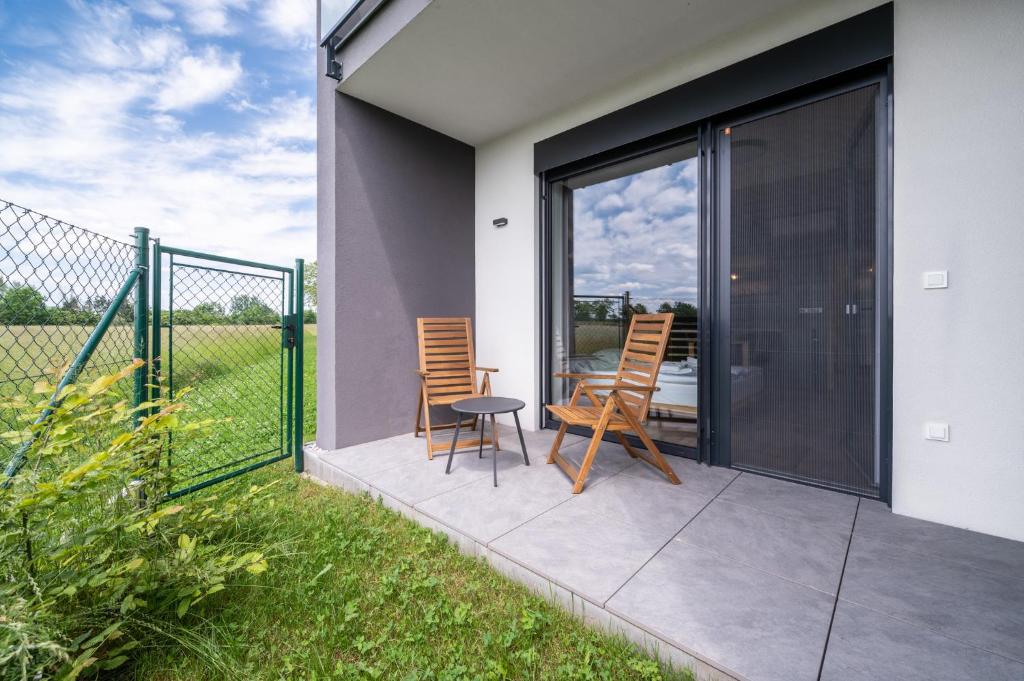Balkon lub taras w obiekcie RELAX PARK Třeboň II