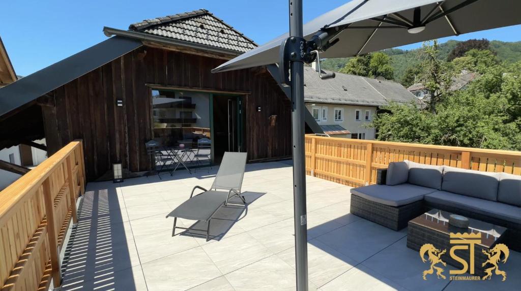 Posezení v ubytování Chalet Münsterstadl