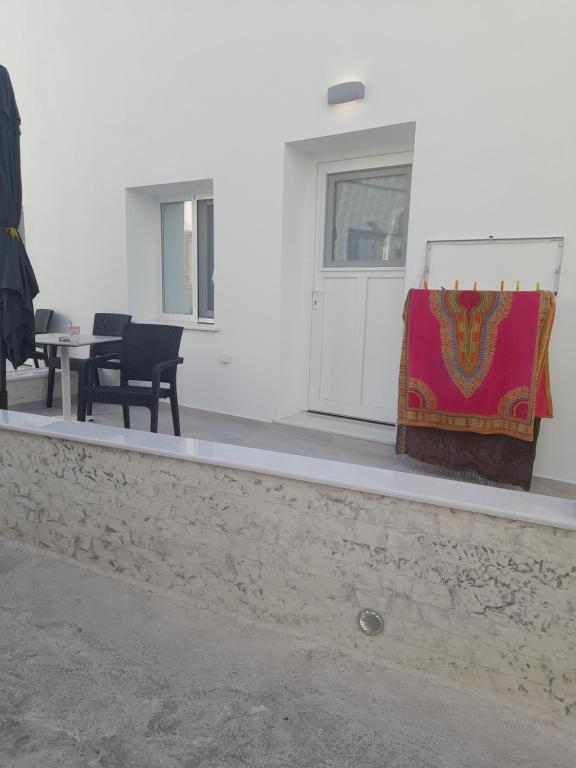 Posezení v ubytování Sand rooms Antiparos