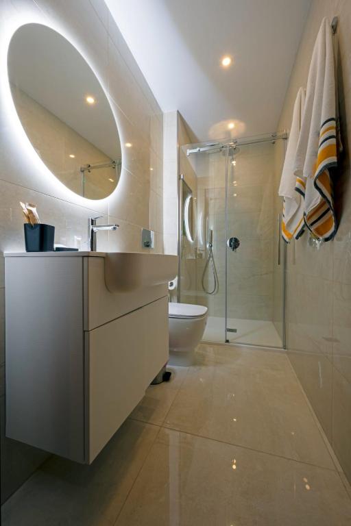 Koupelna v ubytování Domus Boutique Hotel