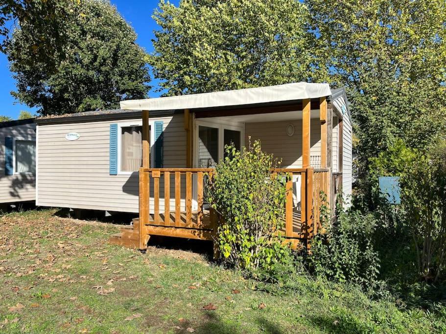 Zahrada ubytování Mobil Home Ile du Rhin Camping Tohapi-Alsace