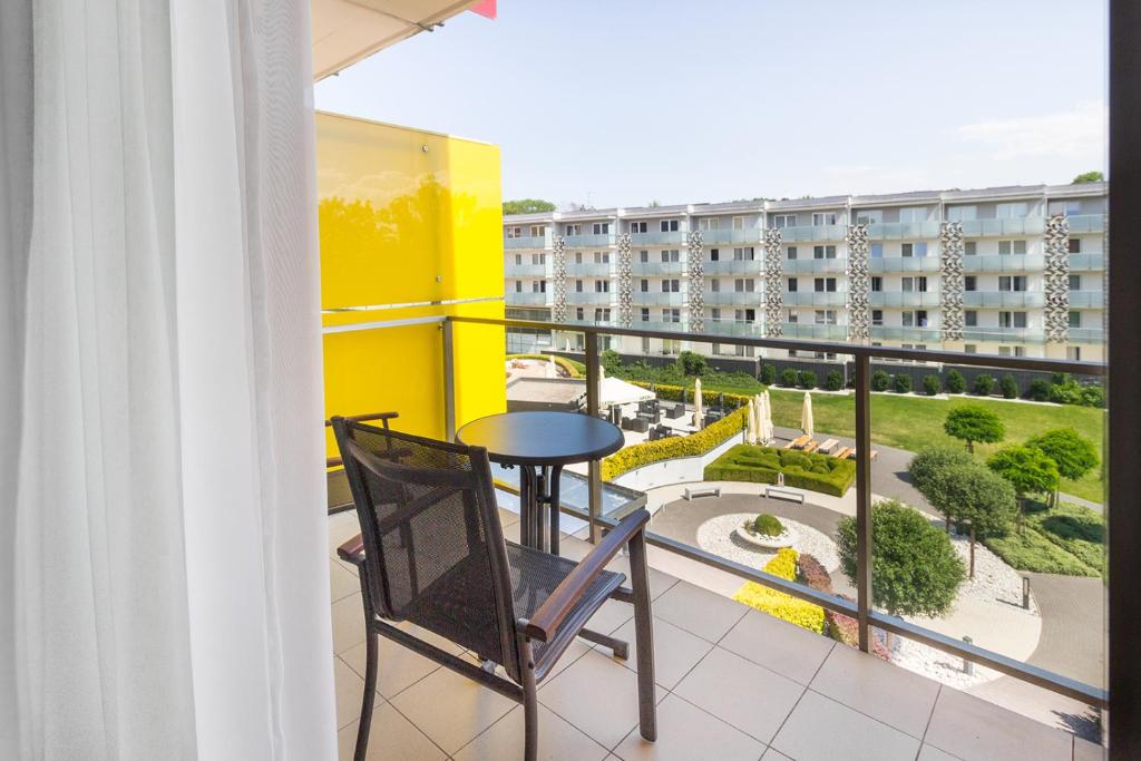 Balkón nebo terasa v ubytování Hotel Aquarius SPA