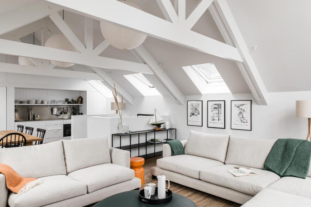 Et opholdsområde på The Millbrook Inn