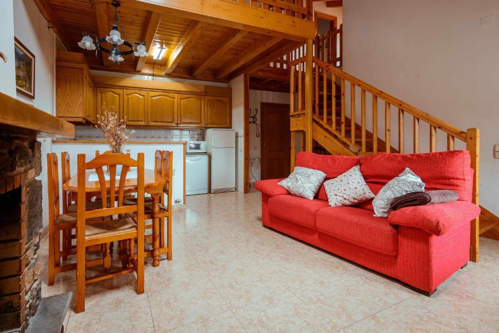 Posezení v ubytování Casa Xaupí 2