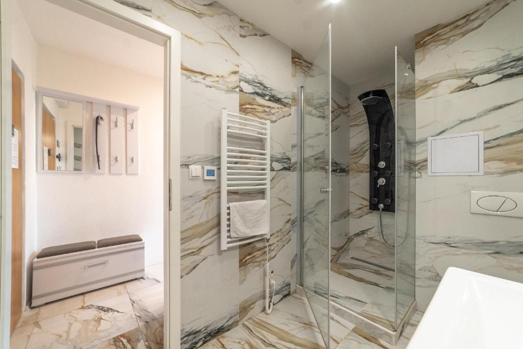 A bathroom at AR Rezidencia Ludmanská