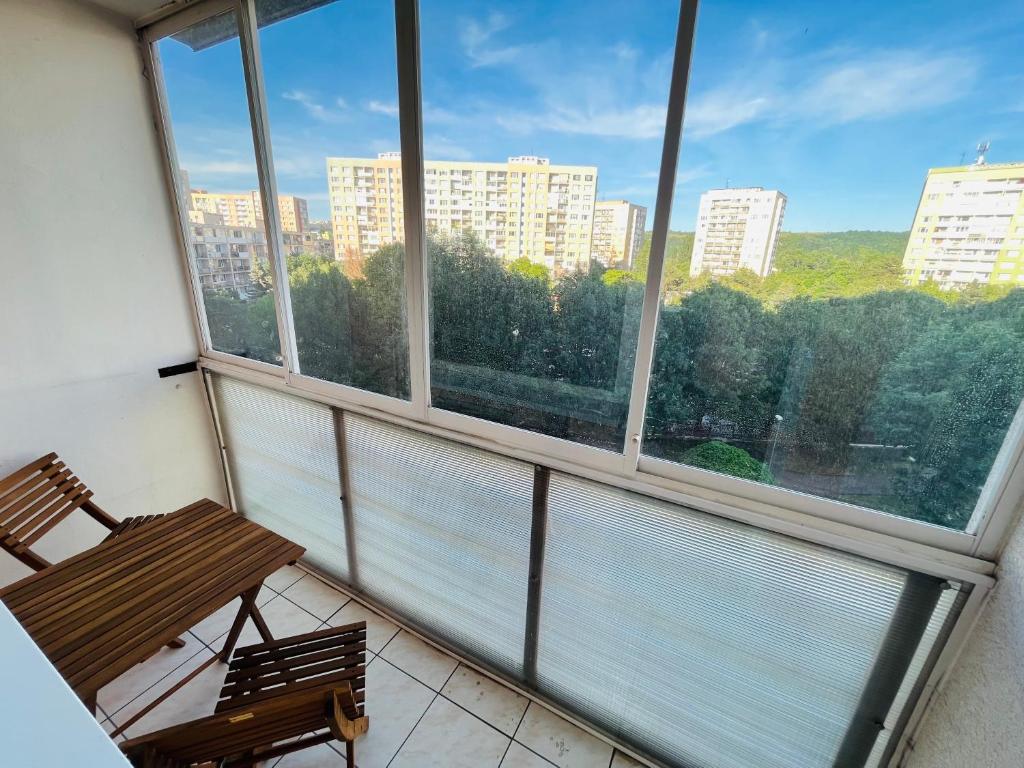 A balcony or terrace at AR Rezidencia Ludmanská