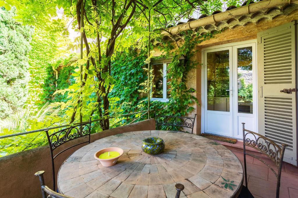 Zahrada ubytování Le Gîte du Carmel