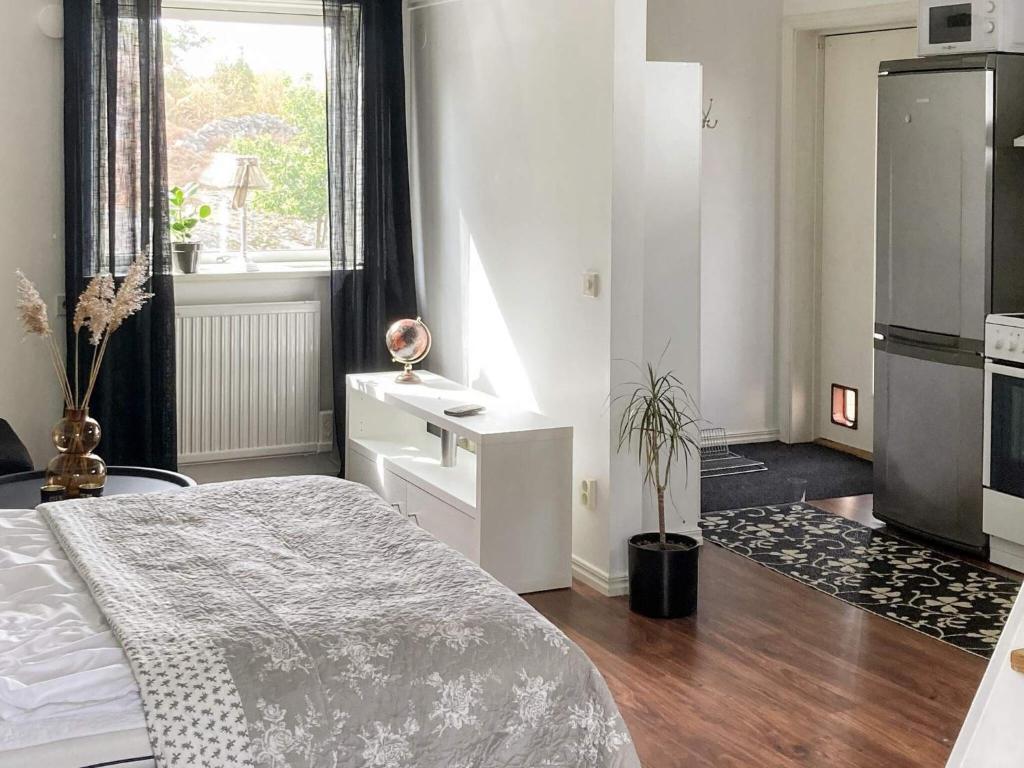 Postel nebo postele na pokoji v ubytování Holiday home RÖNNÄNG VI