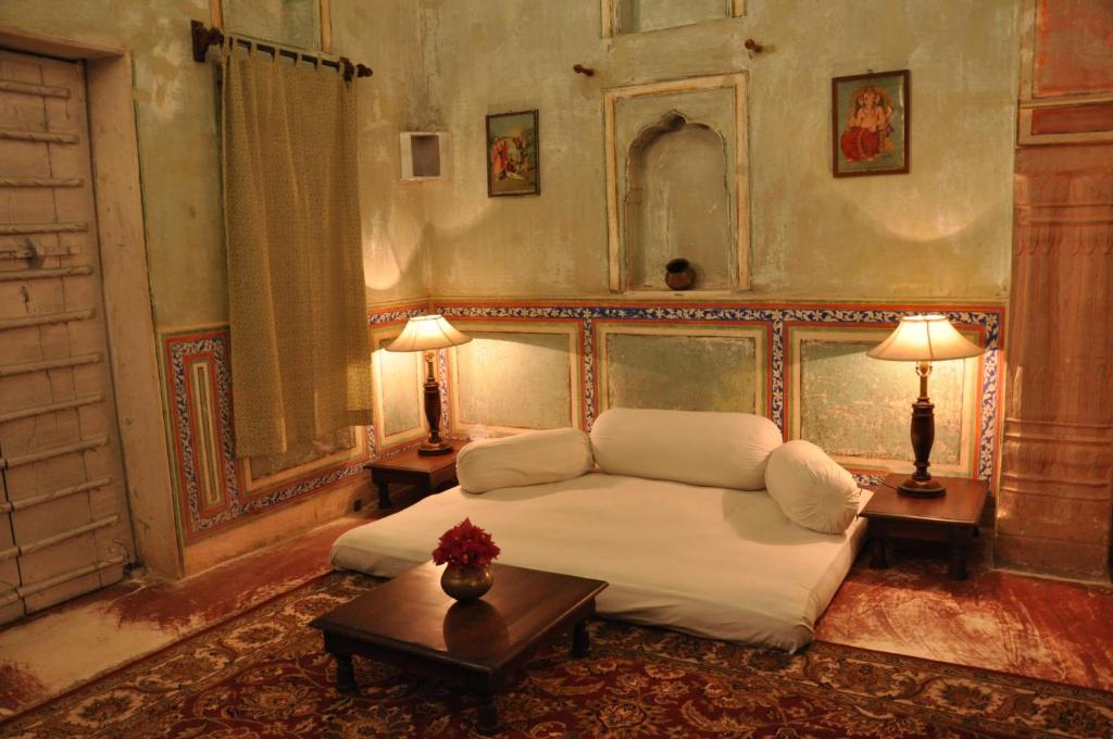 Posezení v ubytování Hotel Chobdar Haveli