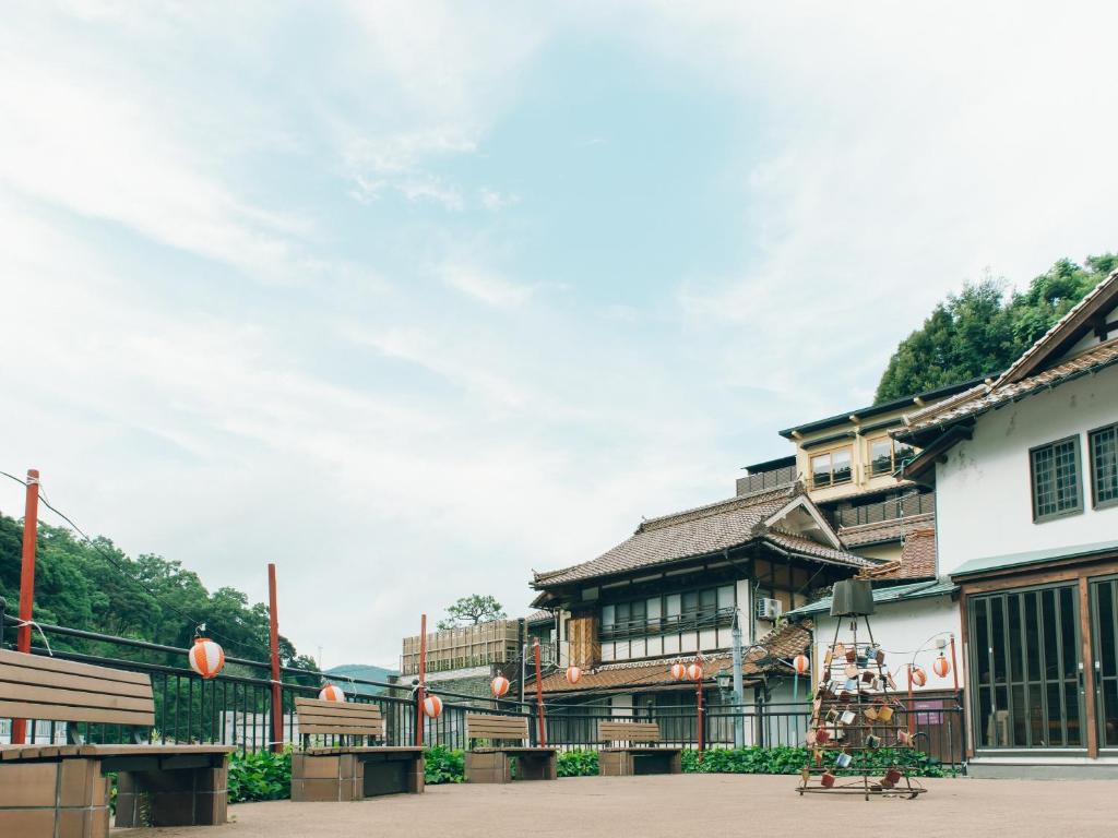 Budova, kde se ryokan nachází