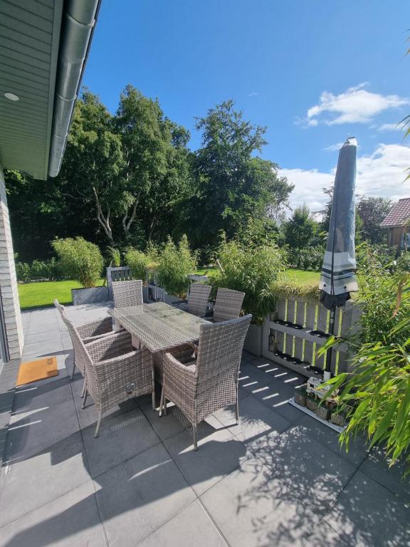 Zahrada ubytování Ferienhaus am Bernsteinsee