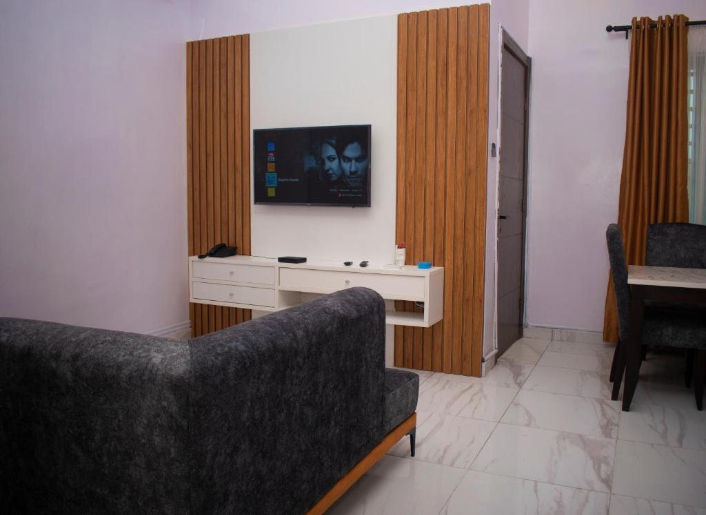 TV a/nebo společenská místnost v ubytování Sapphire Residences by Crystal