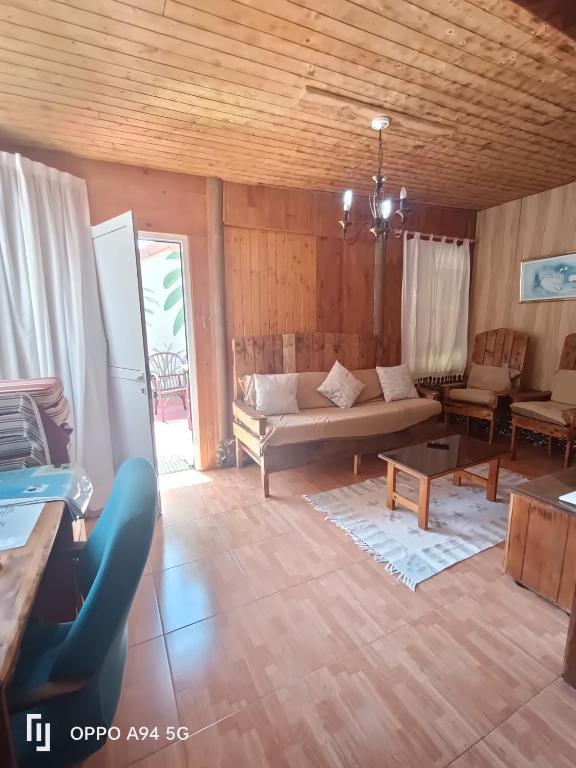 A seating area at Chalet Juana La Concha Valle de Agaete