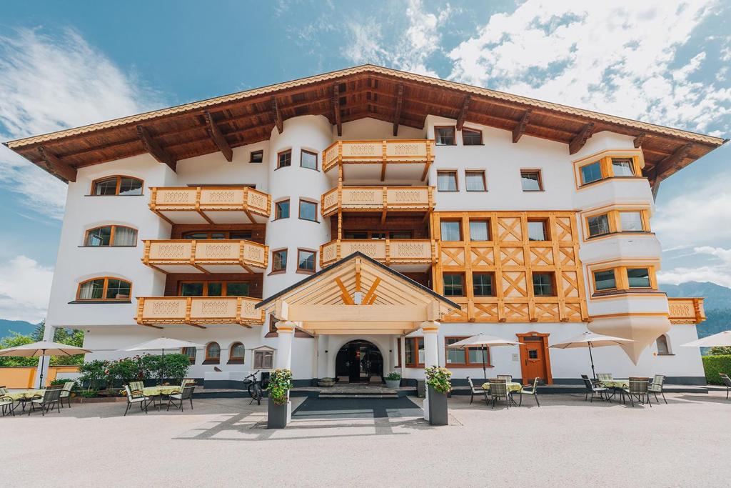 Budova, kde se aparthotel nachází