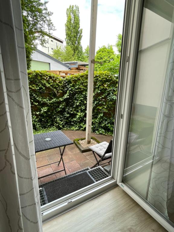 Balkón nebo terasa v ubytování Stadtapartment WOHNEN48.AT