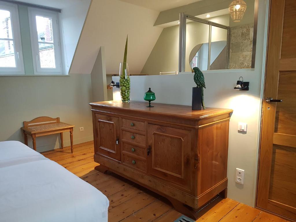 Posteľ alebo postele v izbe v ubytovaní Le Clos Saint-Germain