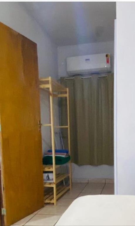 Postel nebo postele na pokoji v ubytování Linda Kitnet Mobiliada Mar Itapua