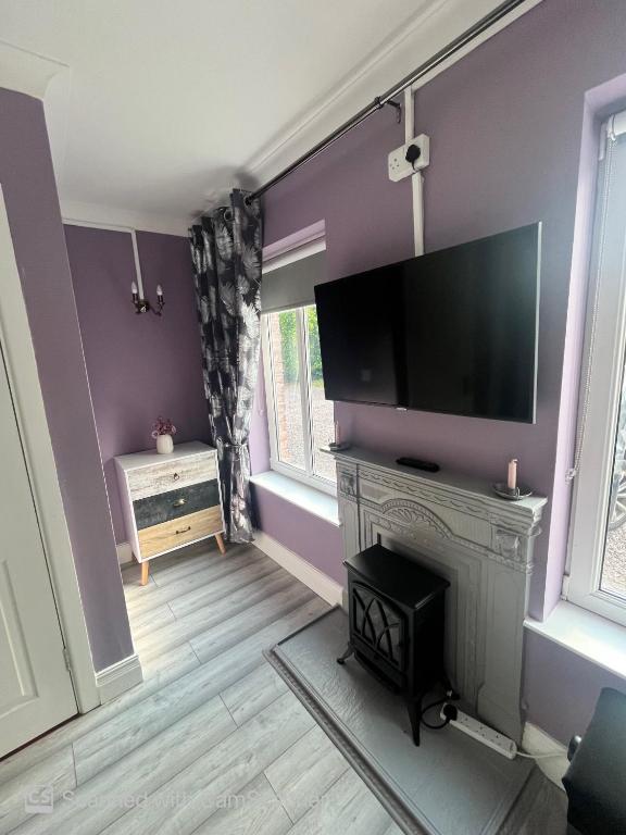 TV a/nebo společenská místnost v ubytování HighTree House