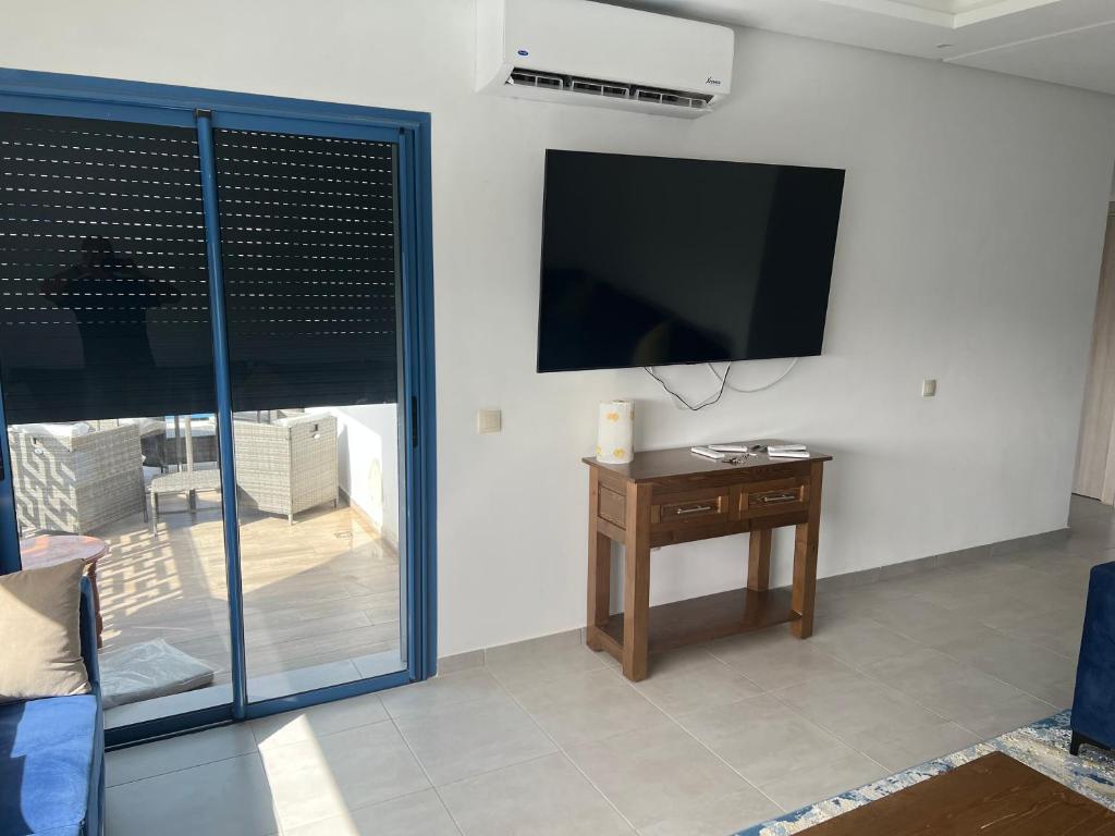 TV a/nebo společenská místnost v ubytování Costa mar 8