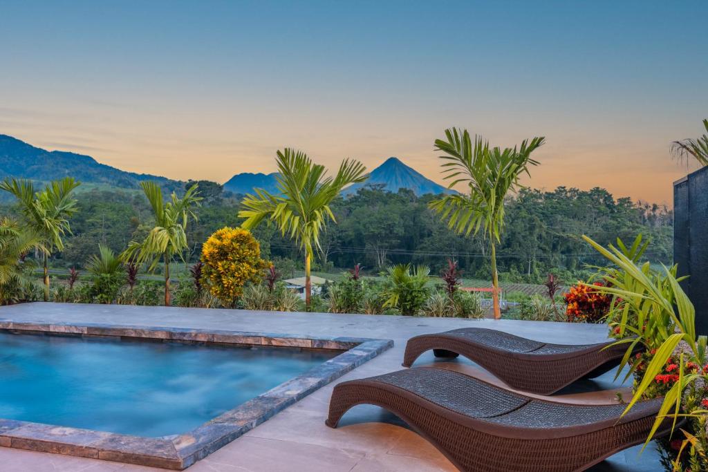 Γενική θέα στο βουνό ή θέα στο βουνό από  αυτή η βίλα